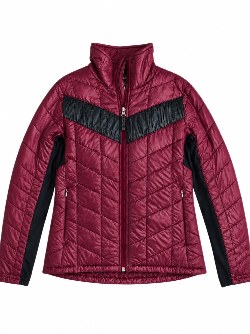 Patagonia City Scamper Quilted Insulated Jacket Burgundy Black Size S